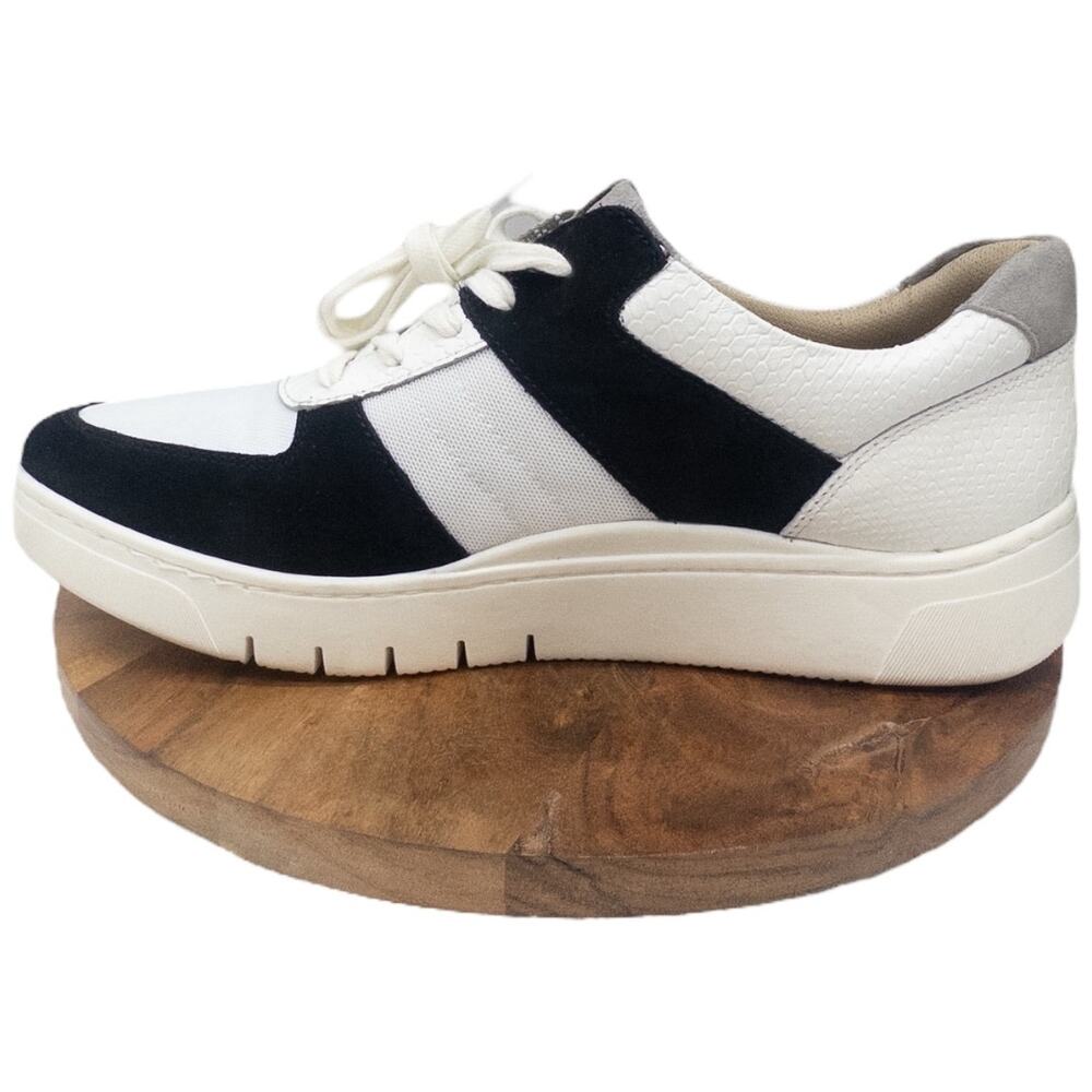 Naturalizer Hadley Oxford Sneakers Black White Women's Size 10